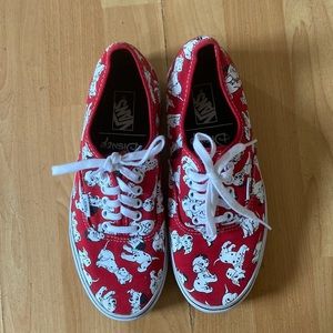 Vans Disney Off the Wall 101 Dalmatians Sneakers Mens 7 Womens 8.5